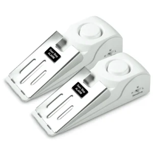 2pcs Portable Door Stopper Alarm